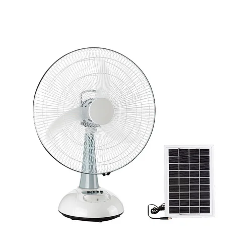 rechargeable table fan with led
